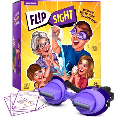 Upside Down Goggles Challenge FlipSight Family Game for Kids and Adults - Kid Games for Boys &amp; Girls 8-12 - Gifts for 9 Year Old Boy - Fun Stuff - Funny Cool Family Night Party - Teen Toys for Kids
