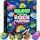 Dan&amp;Darci Kids Rock Painting Kit - Glow in The Dark - Arts &amp; Crafts Easter Gifts for Boys and Girls Ages 6-12 - Craft Activities Kits - Creative Art Toys for 6, 7, 8, 9, 10, 11 &amp; 12 Year Old Kid