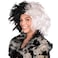 Kangaroo Cruella De Vil Wig, Cruella Deville Costume Women, Cruella Deville Wig, Black White Wig, Halloween Wigs for Women, Witch Wig, Cruella Costume Women, Cruella Wig, Black &amp; White Wig For All