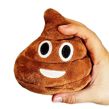 Funny Plush Poop Toy with Fart Sounds - Easter Basket Stuffer for Kids &amp; Teens - Great As Dog Toy with Long Lasting Build - Hilarious Spring Prank or Interactive Gag Gifts