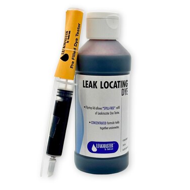 Pool Leak Detection Kit - Leakmaster Leak Location Dye with Refillable Syringe - Diagnose Leaks in Swimming Pools, Spas, and Hot Tubs (Blue Dye, 8 oz)
