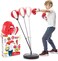 Whoobli Punching Bag for Kids Incl Boxing Gloves   3-10 Years Old Adjustable Kids Punching Bag with Stand   Boxing Bag Set Toy for Boys &amp; Girls (Red White); New 2025
