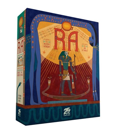 RA , Classic Award Winning Bidding Strategy Board Game for 2 to 5 Players by Reiner Knizia , 25th Century Games