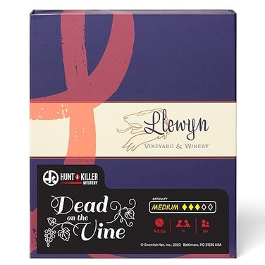 Hunt A Killer: Dead on The Vine - Solve a Murder at a Winery, Interactive Unsolved Mysteries Game, Mystery Box for Game Night, Murder Mysteries Card, Puzzle, and Board Games, for Ages 14+