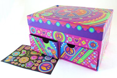 Cra-Z-Art Shimmer N Sparkle Lite Up Mosaic Jewelry Box