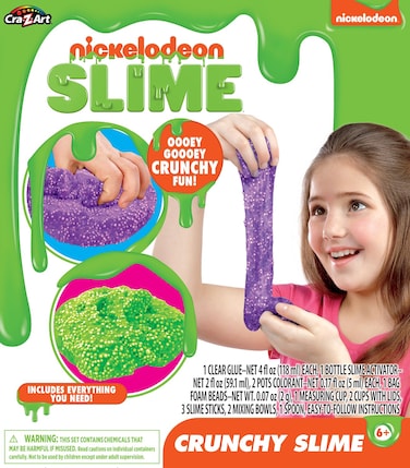 Cra-Z-Art Nickelodeon Crunchy Slime Kit, Brown/a (18871)