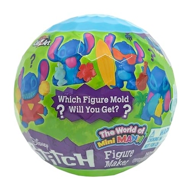 Cra-Z-Art Stitch The World of Mini Mania Figure Maker, Make a Mini Stitch Modelite Figure, Collectible Bling Bag Inspired Kids Toys for Ages 3 and Up