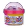Cra-Z-Slimy 60147 Slimy Topper Jars Power Multicoloured Pre Made Fluffy Slime with Flower Themed Puffy Charms and Sequins