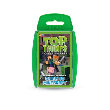 Top Trumps Card Game Minecraft - Family Games For Kids and Adults - Learning Games - Kids Card Games for 2 Players and more - Kid War Games - Card Games for Families - Card Wars - For 6 plus kids