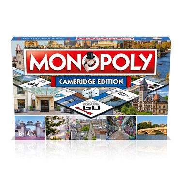 Monopoly Board Game - Massachusetts Edition: 2-6 Players Family Board Games for Kids and Adults, Board Games for Kids 8 and up, for Kids and Adults, Ideal for Game Night