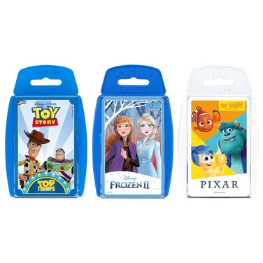 Top Trumps Disney Movie Magic Bundle Card Game, Play with Elsa, Anna, Woody, Buzz, Sulley and Nemo, Gift for Ages 8 Plus