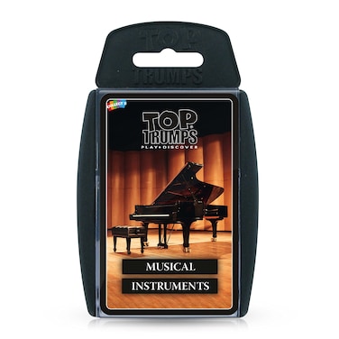 Top Trumps Card Game Musical Instruments - Family Games for Kids and Adults - Learning Games - Kids Card Games for 2 Players and More - Kid War Games - Card Wars - for 6 Plus Kids