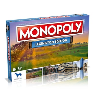 Monopoly Board Game - Lexington Edition: 2-6 Players Family Board Games for Kids and Adults, Board Games for Kids 8 and up, for Kids and Adults, Ideal for Game Night