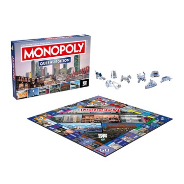 Monopoly Board Game Queens NY Edition : 2-6 Players Family Board Games for Kids and Adults, Board Games for Kids 8 and up, for Kids and Adults, Ideal for Game Night