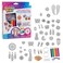 Just Play Shrinky Dinks 68-piece Jewelry Kit, Includes Beads, Barrettes, Elastic String and Earring Hoops, Kids Toys for Ages 5 Up