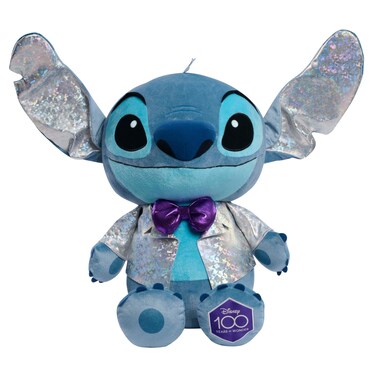 Just Play Disney100 Years of Wonder Stitch 29-inch Jumbo Plush Stuffed Animal, Blue, Alien, Once-in-a-Lifetime Exclusive, Kids Toys for Ages 3 Up