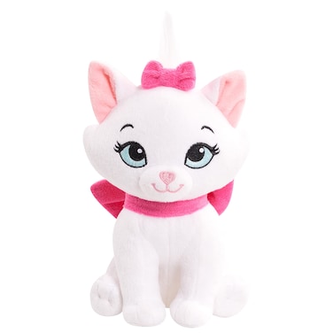 Disney Classics Bean 6.5-inch Small Plush Stuffed Animal, Marie, Cat, The Aristocats Plush, Kids Toys for Ages 2 Up by Just Play