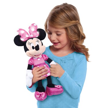 Just Play Minnie Happy Helpers 12' Singing Minnie Plush, Pink