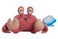 Disney The Little Mermaid Sebastian Small Plush Stuffed Animal, Crab, Kids Toys for Ages 3 Up by Just Play