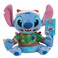 Disney Holiday Lights Stitch 9-inch Feature Plush Stuffed Animal with Lights and Sounds, Officially Licensed Kids Toys for Ages 3 Up by Just Play