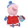 Peppa Pig 15-inch Large Holiday Plush Stuffed Animal with Red Dress and Purple Hearts, Kids Toys for Ages 2 Up by Just Play