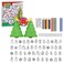 Shrinky Dinks Christmas Tree Kit, 50 Pre-Cut Shrinky Dinks Ornaments, Arts and Crafts, Kids Toys for Ages 5 Up by Just Play