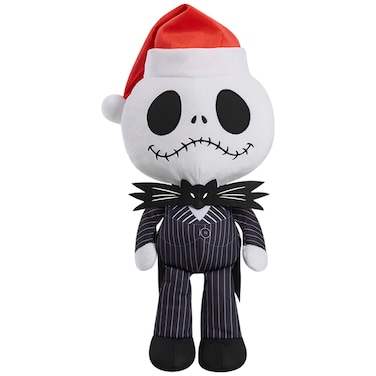 Just Play Disney Tim Burton's Nightmare Before Christmas 16-Inch Holiday Large Plush, Jack Skellington, Officially Licensed Kids Toys for Ages 3 Up