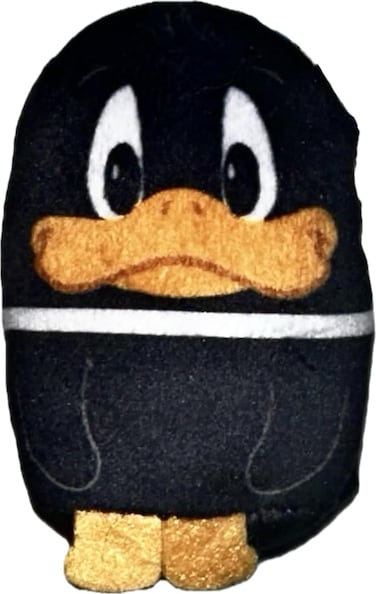 Just Play Looney Tunes Daffy The Duck as 3"" Mini Squishy Plush Toy - 1 of 4 to Collect!, Black