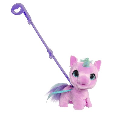 furReal Fly-A-Lots Alicorn Interactive Walking Plush with Sounds, 8-inches, Wings Flap, Pink, Kids Toys for Ages 4 Up by Just Play