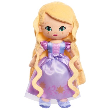 Disney Princess So Sweet Princess Rapunzel, 12.5 Inch Plushie with Blonde Hair, Tangled, Kids Toys for Ages 3 Up by Just Play