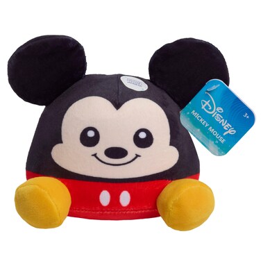 Just Play Disney Classics Mickey Mouse Small Weighted Plush, 5-inch Stuffed Animal, Kids Toys for Ages 3 Up