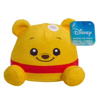 Just Play Disney Classics Winnie The Pooh Weighted Small Plush, 4-inch Stuffed Animal, Kids Toys for Ages 3 Up