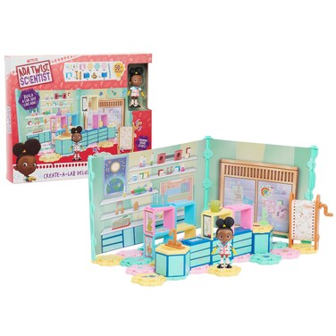 Just Play Ada Twist Deluxe Create-A-Lab Playset, STEM Toy Figures and Playsets, Kids Toys for Ages 3 Up