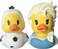 Just Play Rubber Ducks - Disneys Duckalooz, Elsa and Olaf, 3" Bath Toy