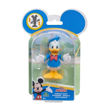 Just Play 38773 Duck Disney Junior Mickey Mouse Movable Collectible Figure, 1 Pack, Classic Donald, 5 cm, from 3 Years, Multicoloured