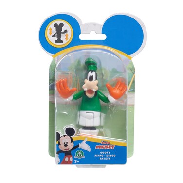 Just Play 38774 Disney Junior Mickey Mouse Movable Collectible Figure 1 Pack Soccer Goofy in Football Jersey 5 cm from 3 Years Multi-Coloured