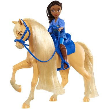 DreamWorks Spirit Riding Free Spirit Collector Doll &amp; Horse - PRU/Chica, 5 inches, Multicolor, Model:39247