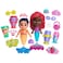 Just Play Disney Junior Ariel Pop Tails Deluxe 7.5-inch Doll and Accessories Set, 19-Pieces, Kids Toys for Ages 3 Up