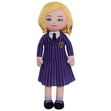Just Play Wednesday Enid Large 15.5-inch Plush Doll, Blonde, Kids Toys for Ages 3 Up