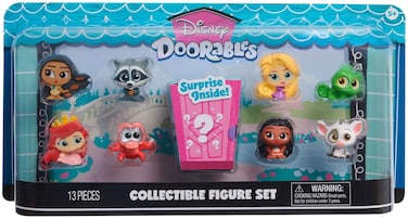 Just Play Disney Doorables 13 Piece Set - Includes Figures and a Surprise Blind Box Inside