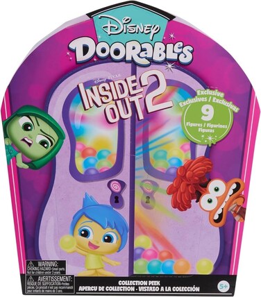 Just Play Disney Doorables Inside Out 2 Collection Peek Figures, Kids Toys for Ages 5 Up