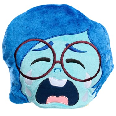 Inside Out 2 Flip-A-Mood Reversible Plush Joy/Sad, Kids Toys for Ages 3 Up by Just Play