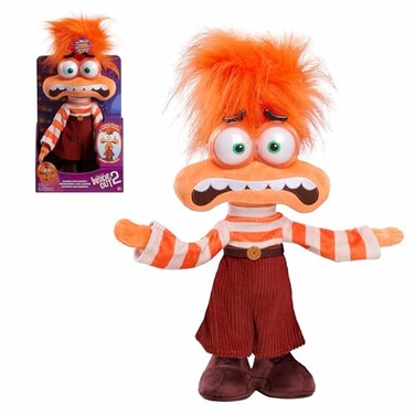 Inside Out 2 Shaking With Anxiety Feature Plush, Kids Toys for Ages 3 Up by Just Play