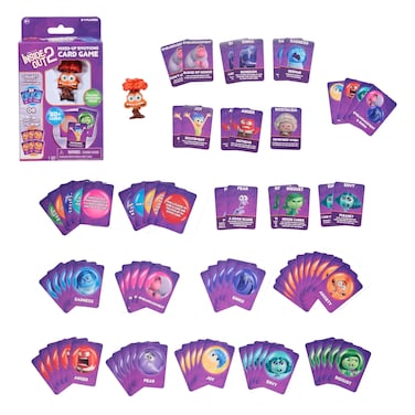 Just Play Disney and Pixar Inside Out 2 Mixed-Up Emotions Card Game, Kids Toys for Ages 8 Up