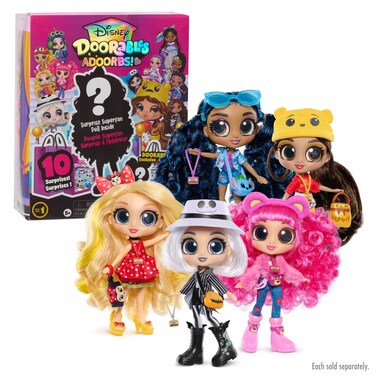 Just Play Disney Doorables ADOORBS Dolls, Collectible Dolls, Kids Toys for Ages 5 Up