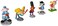 Nick 90's Just Play Hey Arnold Action Figures
