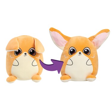 Flipeez Large Plush Jinx, Fox, Ages 3 and up