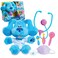 Blue's Clues &amp; You! Check-Up Time Blue Lights and Sounds Interactive 13-Inch Plush, 7-Piece Pretend Play Doctor Set, Kids Toys for Ages 3 Up by Just Play