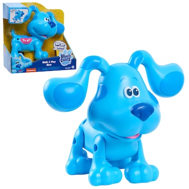 Just Play Blue's Clues &amp; You! Walk &amp; Play Blue, Walking and Barking Interactive Pet, Special Glittery Paw Print, Kids Toys for Ages 3 Up