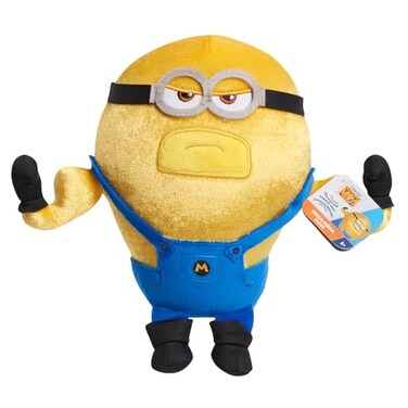 Just Play Illumination Minions Despicable Me 4 Squooshy Plush Mega Dave, Kids Toys for Ages 3 Up